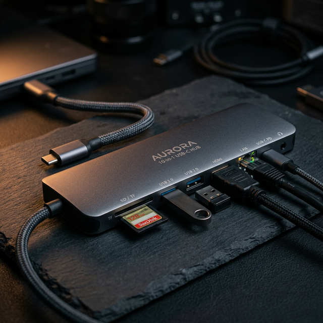 Premium 10-in-1 USB-C Hub